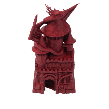 Duży smok na wieży - duża wieża do kości - FatesEnd Game Master Dice Tower