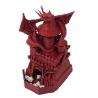 Duży smok na wieży - duża wieża do kości - FatesEnd Game Master Dice Tower