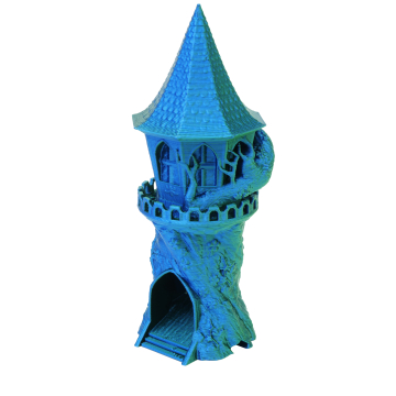 Zakręcona wieżyczka malutka wieża do kości - FatesEnd Fae Villa TinyTowers Dice Tower