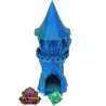 Zakręcona wieżyczka malutka wieża do kości - FatesEnd Fae Villa TinyTowers Dice Tower