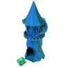 Zakręcona wieżyczka malutka wieża do kości - FatesEnd Fae Villa TinyTowers Dice Tower