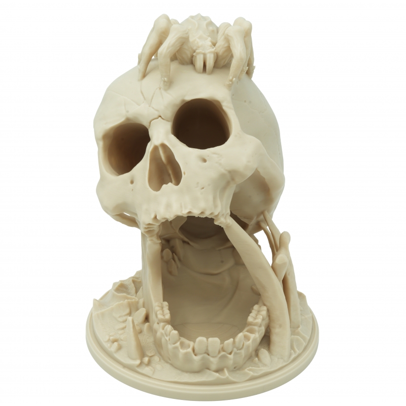 Czaszka pocałunek pustyni z pająkiem - wieża do kości - Desert's Kiss Skull Dice Tower