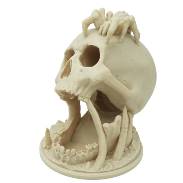 Czaszka pocałunek pustyni z pająkiem - wieża do kości - Desert's Kiss Skull Dice Tower