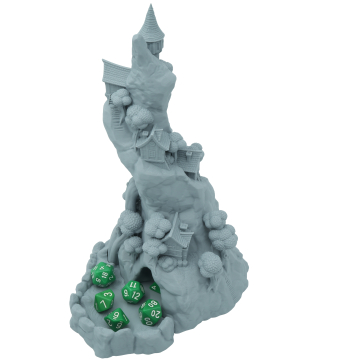 Mountain Village Dice Tower