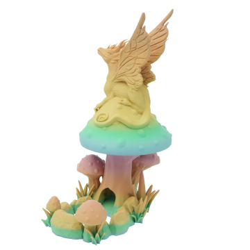 Smok na muchomorze - wieża do kości - FatesEnd Fey Dragon Dice Tower