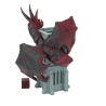 Dragon on tower PREMIUM - two-color tiny dice tower - FatesEnd Wyvern TinyTowers Dice Tower