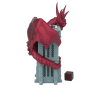 Smok na wieży PREMIUM - dwukolorowa malutka wieża do kości - FatesEnd Wyvern TinyTowers Dice Tower