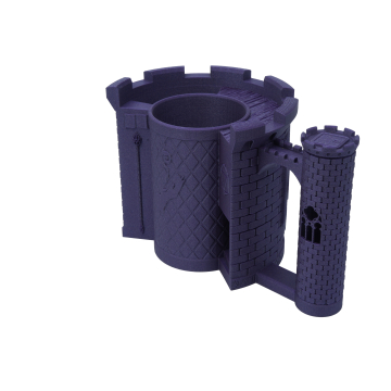 Uchwyt na kubek i puszkę -  Czarodziej  z wieżą na kości -  Sip & Roller Wizard