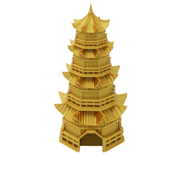 Chińska świątynia z roku smoka - wieża do kości - FatesEnd Year of the Dragon Dice Tower - Złoty SILK, Nie