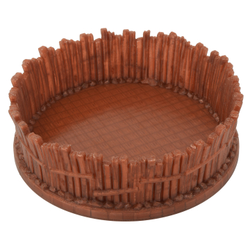 Drewniany płotek tacka na kości - Dice Tray