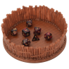 Drewniany płotek tacka na kości - Dice Tray