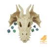 Skull of a spiky dragon dice tower - Stratation Design Dragon's Spirit Dice Tower