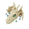 Skull of a spiky dragon dice tower - Stratation Design Dragon's Spirit Dice Tower