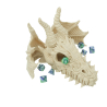 Skull of a spiky dragon dice tower - Stratation Design Dragon's Spirit Dice Tower