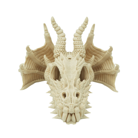 Skull of a spiky dragon dice tower - Stratation Design Dragon's Spirit Dice Tower