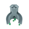 Wieża z podwójnymi schodami magnetyczna wieża do kości - Dice Tower