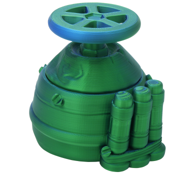 Podwodny pojemnik na kości - Gadgeteer Ars Moriendi 3D