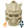 Orc skull dice tower - Stratation Design Ork's Spirit Dice Tower