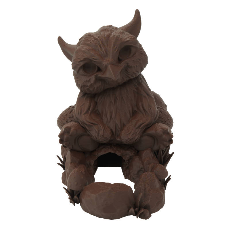 Mały sowoniedźwiedź - wieża do kości - Baby Owlbear Dice Tower