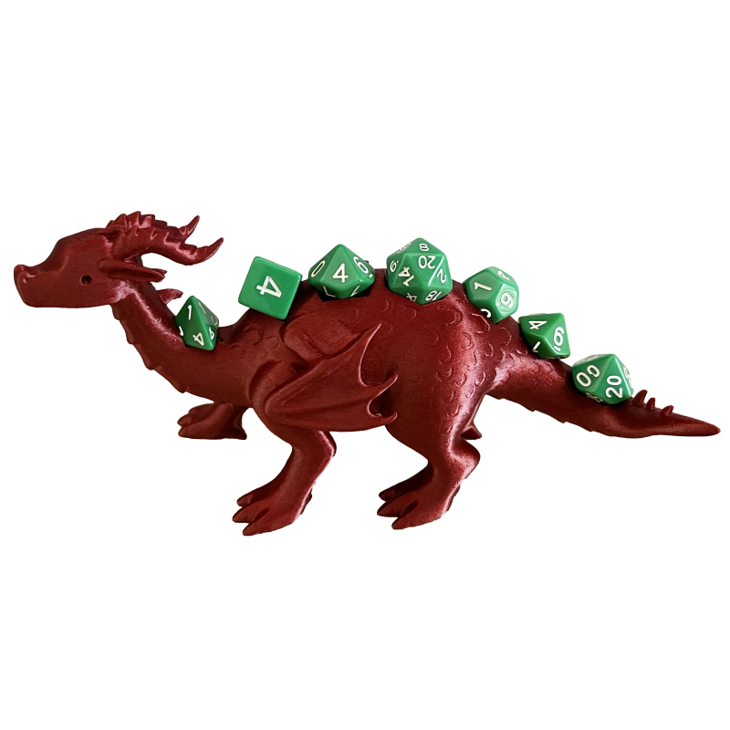 Dragon - dice guard and dice container - Polyhedragon Dice Gurardian / Holder