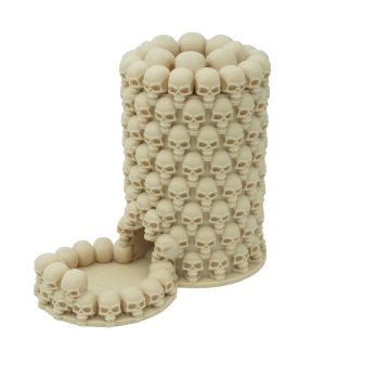 Pile of skulls tower of bones - Dice Tower