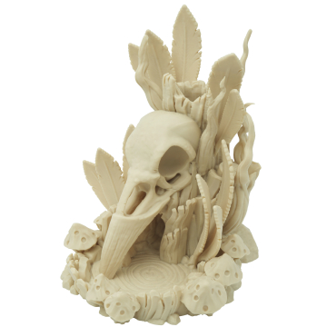Czaszka kruka wieża do kości - Stratation Design Raven's Spirit Dice Tower