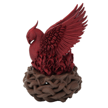 Gniazdo feniksa pojemnik na kości - Phoenix Nest - Dice Vault & Dice Rolling Tray FatesEnd