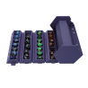 The roll-up dice container Rollup Dice Box - a large container for 6 sets of RPG dice.