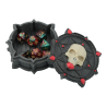 Nekromanta pojemnik z czaszką na kości PREMIUM - FatesEnd Necromancer Dice Vault