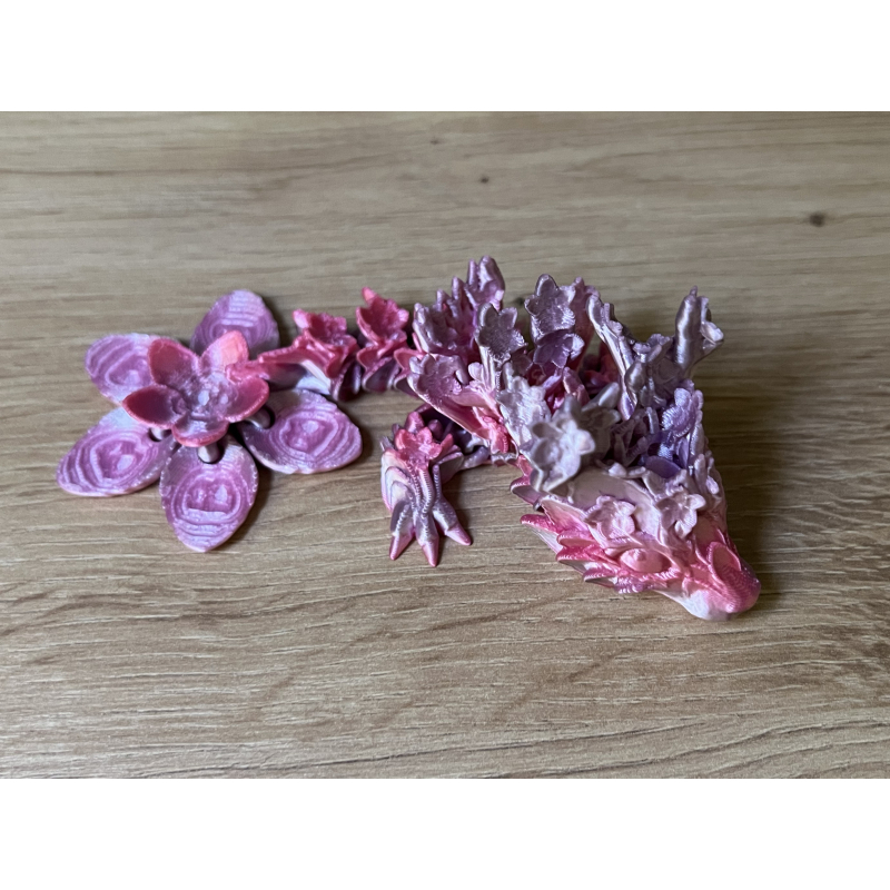 Cherry Blossom Little Dragon - Cinderwing3D Cherry Blossom Tadling