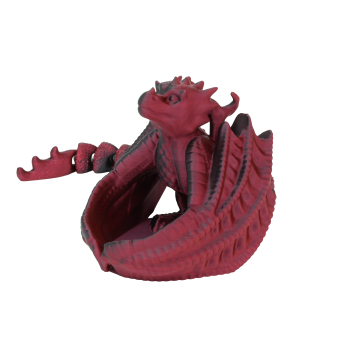 Smok z przegubowym ogonem wieża do kości - Wyvern Flexi Tail Dice Tower