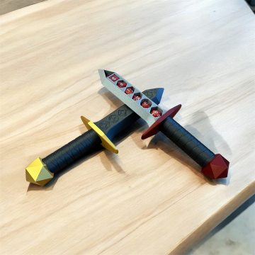 Sztylet - pojemnik na kości - Dice Holding Dagger