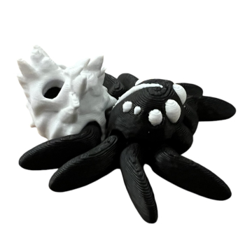 Tiny Hollow Spider skakun - Cinderwing3D