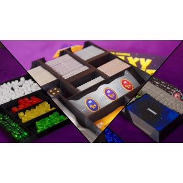 Insert Galaxy Trucker + expansion (Keep on Trucking)