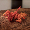 Młody smok feniks ze skrzydłami ruchoma figurka - flexi - Cinderwing3D Baby Phoenix Dragon Winged