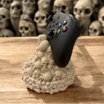 Controller holder stand for PS5, PS4, XBOX - stack of bones