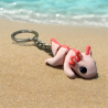 Axolotl Keychain - movable minimals keychain
