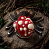 Ruchomy pająk muchomorowy skakun - Mushroom Tiny Spider - Cinderwing3D