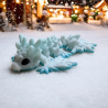 Mały zimowy smok - śnieżny wyvern - Cinderwing3D Tiny Winter Wyvern Dragon