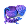 Kamienny szlachetny przegubowy smok z jajkiem - Cinderwing3D Gemestone Dragon and egg