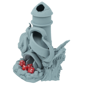 Kraken on a Lighthouse Dice Tower