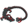 Dark Heart Dragon - Movable Figurine - Flexi - Cinderwing3D