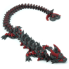 Mroczny smok serca - przegubowy smok - Cinderwing3D Dark Heart Dragon