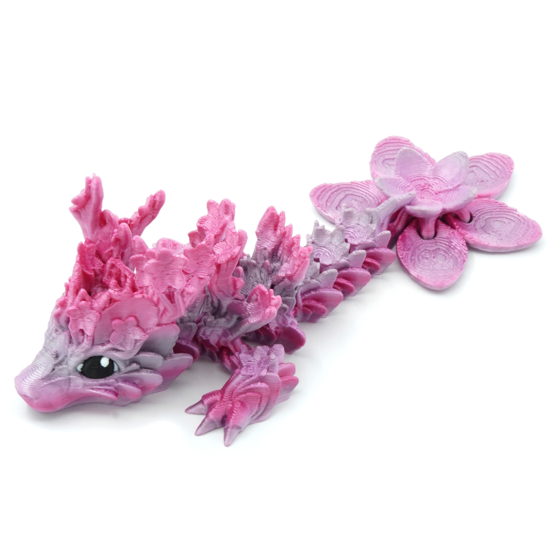 Kwiat wiśni malutki przegubowy smok - Cinderwing3D Cherry Blossom Tadling Dragon