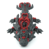 Młody mroczny smok serca - przegubowy smok - Cinderwing3D Baby Dark Heart Dragon