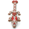 Baby Heart Cookie Dragon - Movable Figurine - Flexi - Cinderwing3D