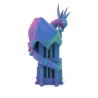 Smok na wieży - malutka wieża do kości - FatesEnd Wyvern TinyTowers Dice Tower