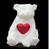 Bear with Heart - Low Poly