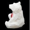Bear with Heart - Low Poly