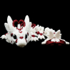 Baby Light Heart Dragon - Movable Figurine - Flexi - Cinderwing3D